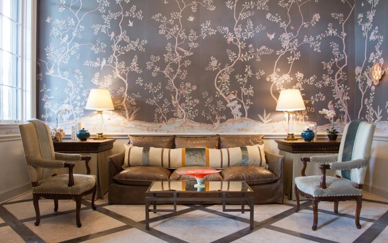 Обои в интерьере