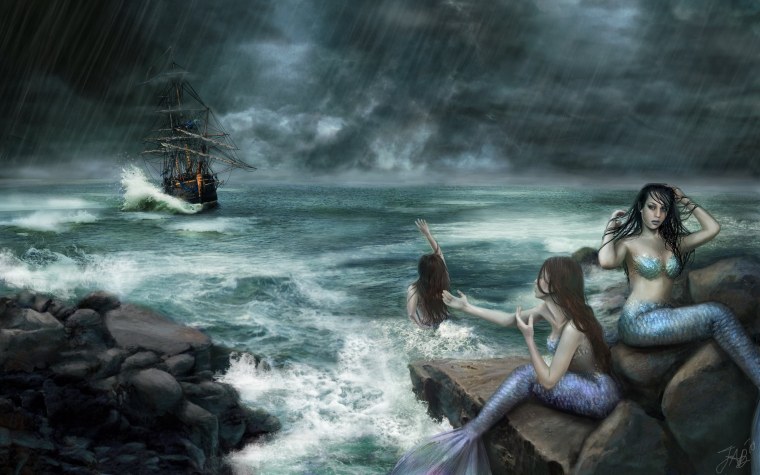 Морская нимфа из пиратов Карибского моря