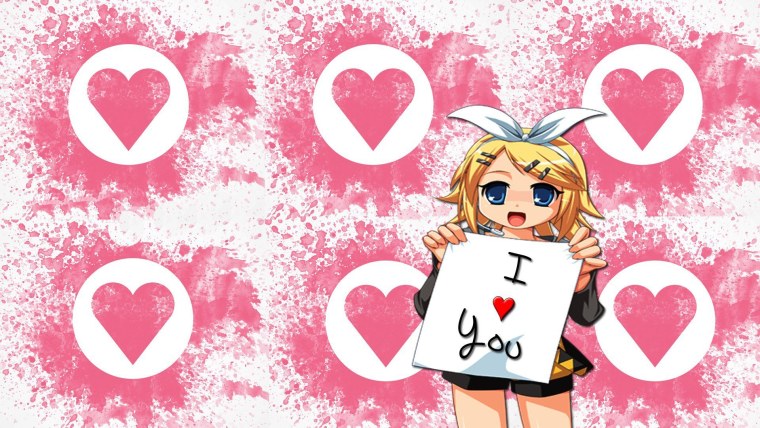 Обои с сердечками