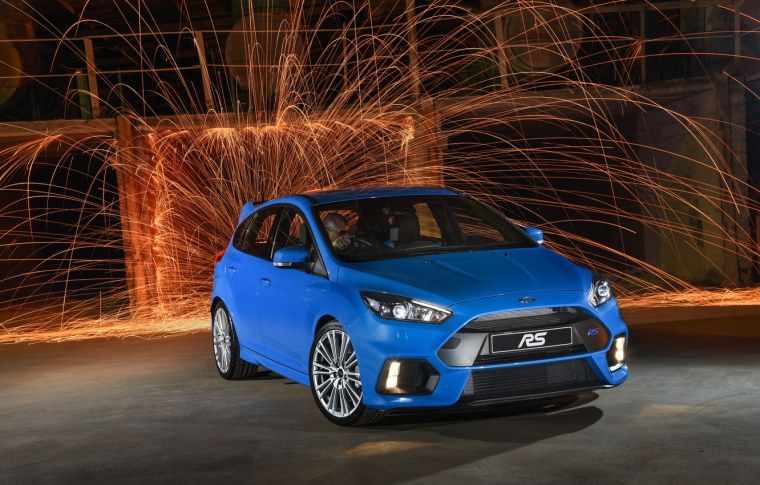 Ford Focus RS 2016, bleu