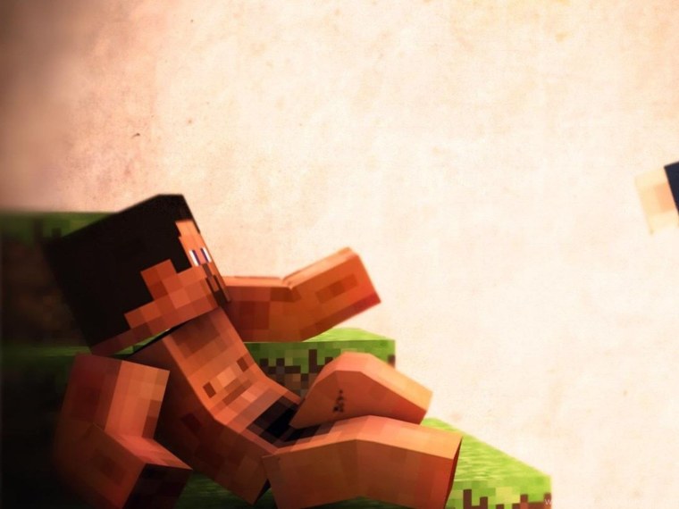 Обои в стиле майнкрафт