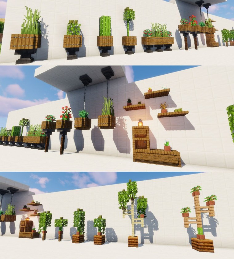 Эстетичные постройки в майнкрафт