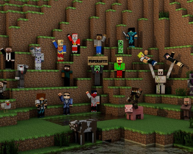 Обои майнкрафт