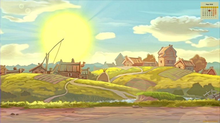 Поляна вектор