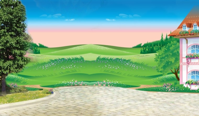 Мультяшный город задний фон