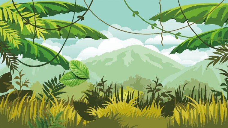 Нарисовать джунгли