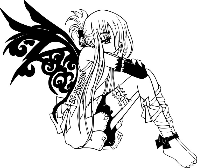 Раскраски аниме