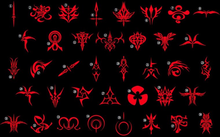 Fate stay Night командные заклинания