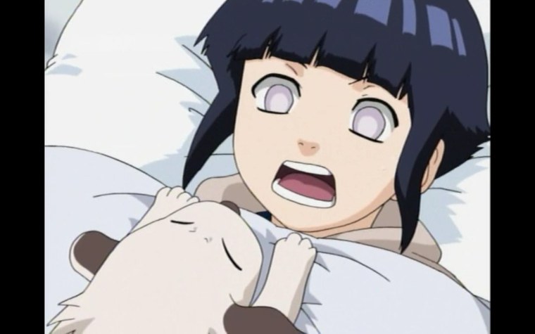 Наруто Акамару и Хината