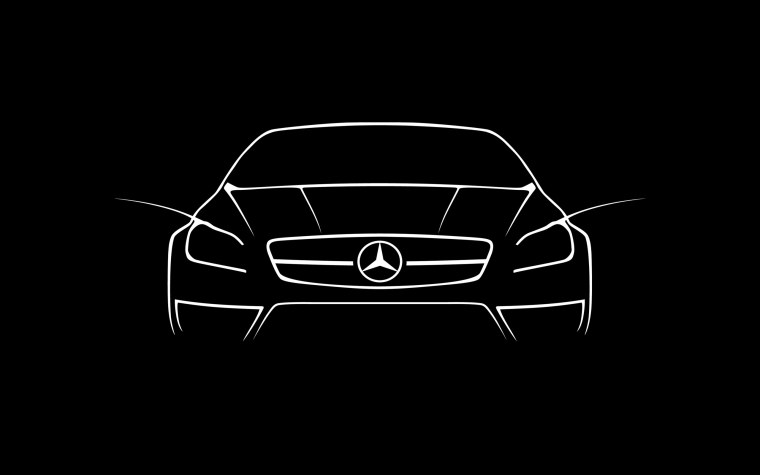 Mercedes CLS 63 AMG силуэт