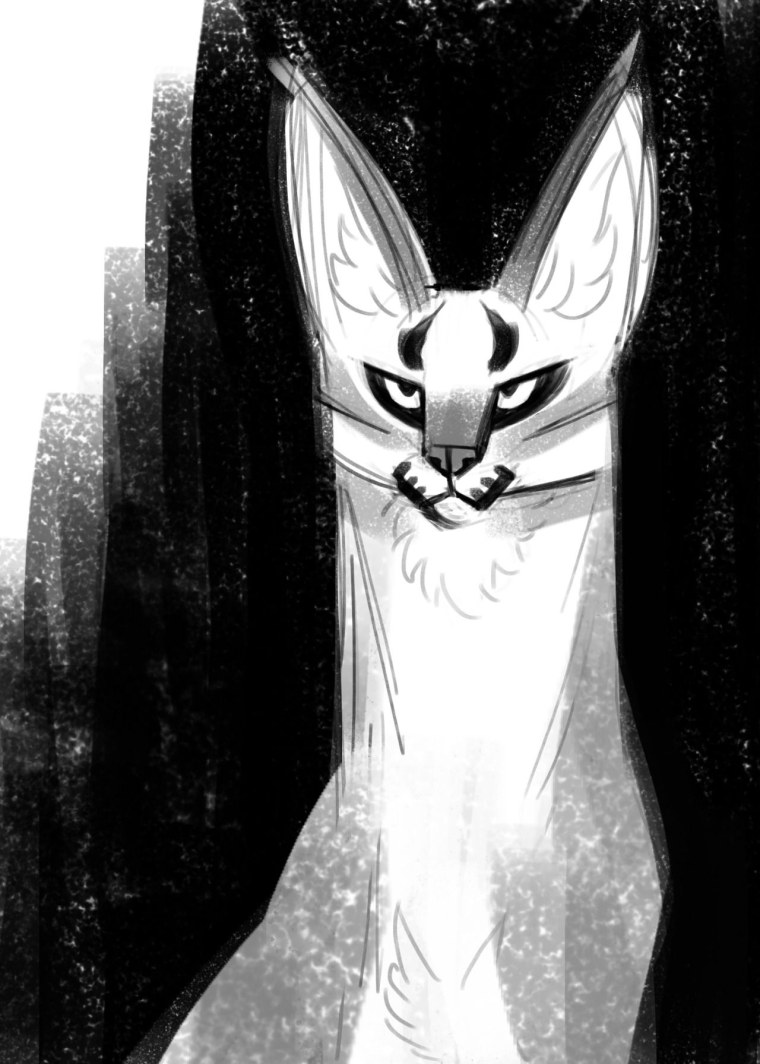 Каракал без фона