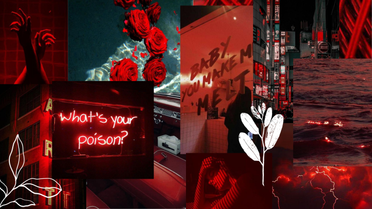 Красная Эстетика на рабочий стол