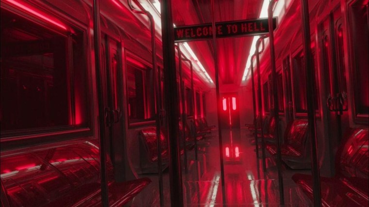 Бар в стиле киберпанк