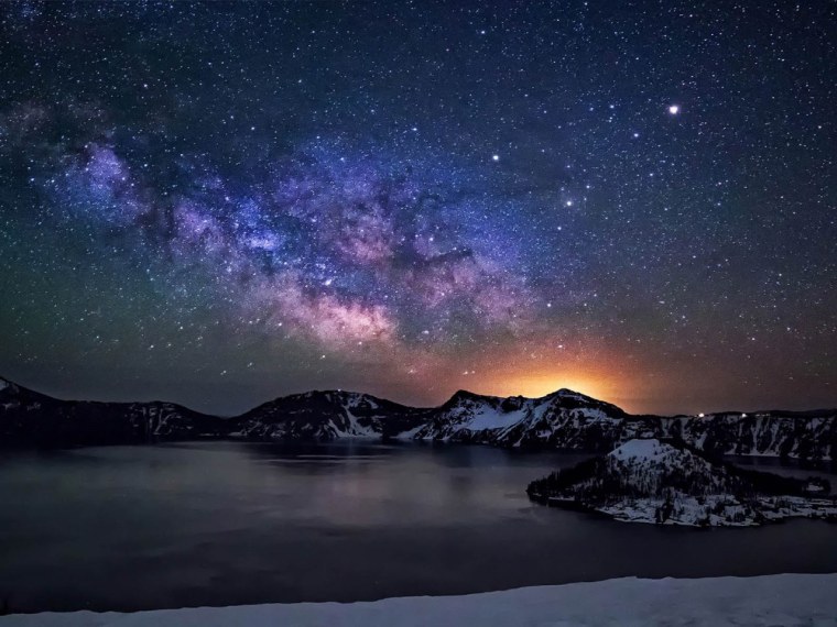 Ночное звездное небо