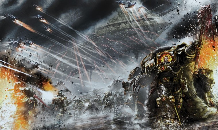 Вархаммер 40000 серые Рыцари арт