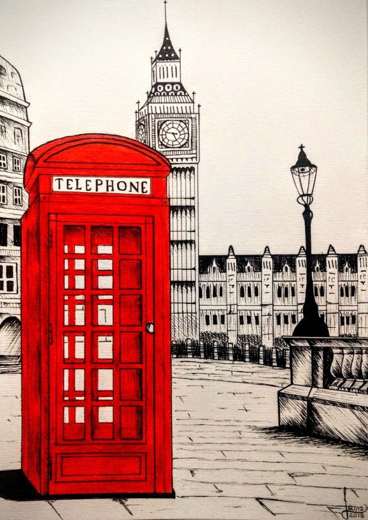 Картинки Лондона для срисовки