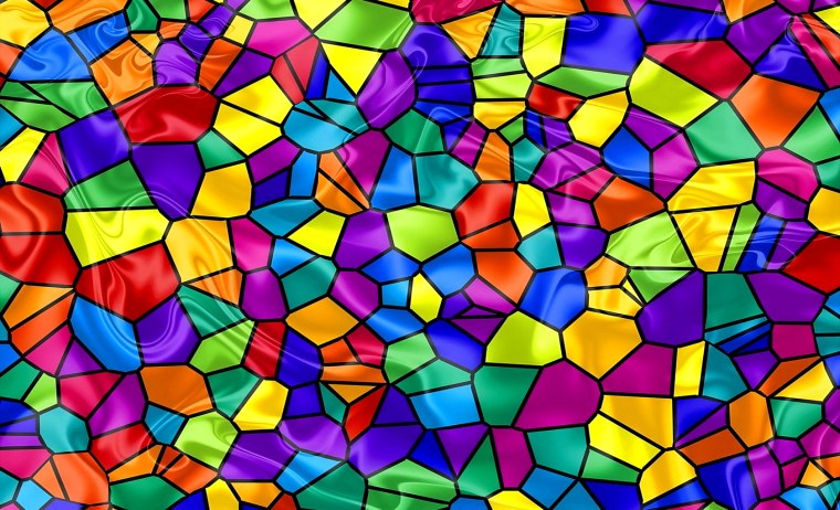 Разноцветная мозаика