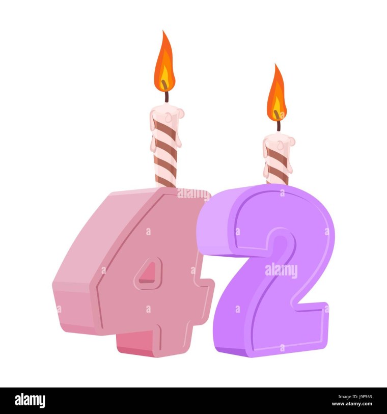 Свечи 42 года