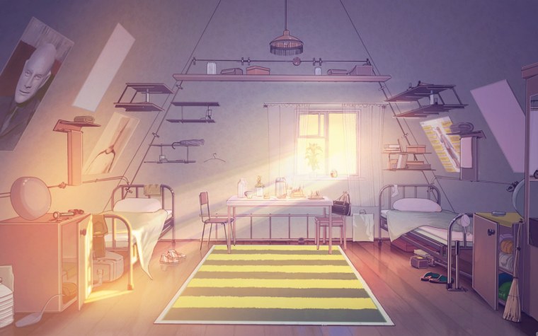 Комната амонг АС аниме