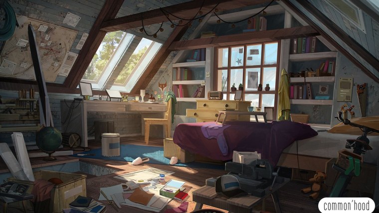 Фон для гача лайф коридор в доме