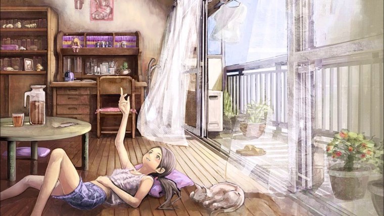 Интерьер в стиле аниме