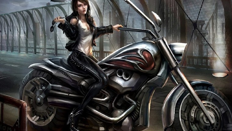 Аниме мотоцикл