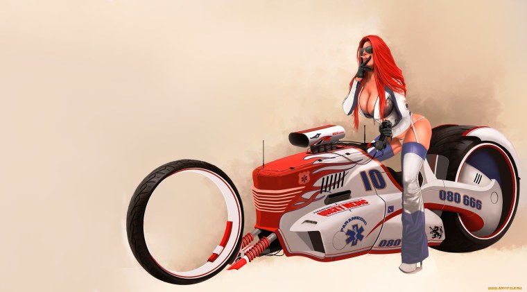 Аниме байкер