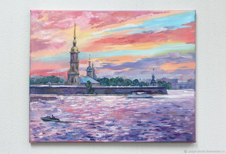 Силуэт Петропавловской крепости