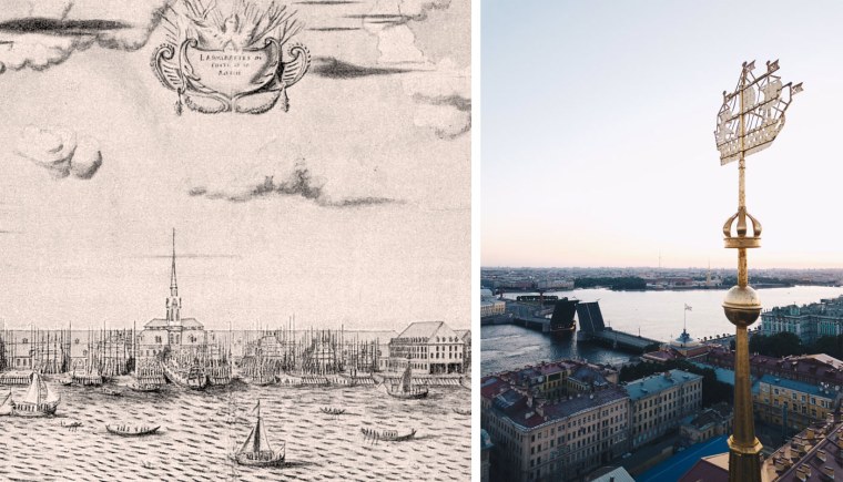 Петропавловская крепость при Петре 1