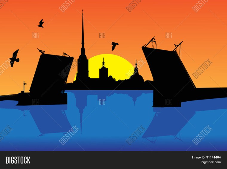 Петропавловская крепость линогравюра