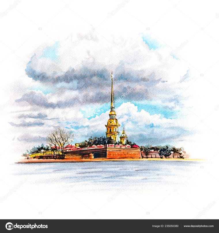 Петропавловская крепость Графика