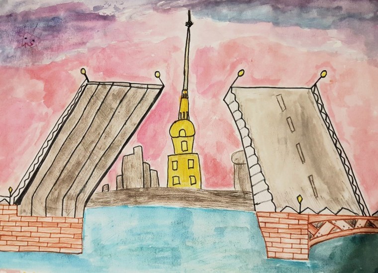 Санкт-Петербург Петропавловская крепость вектор