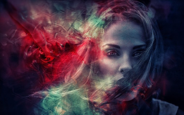 Картинки абстракция девушки