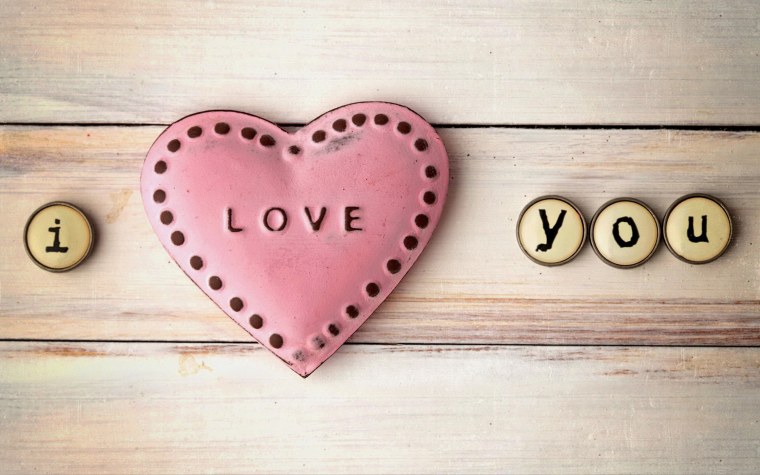 Сердечки с надписями