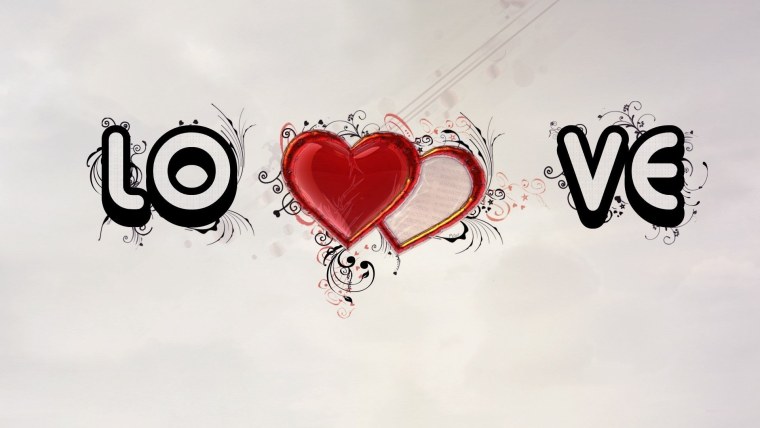Фон с надписью Love