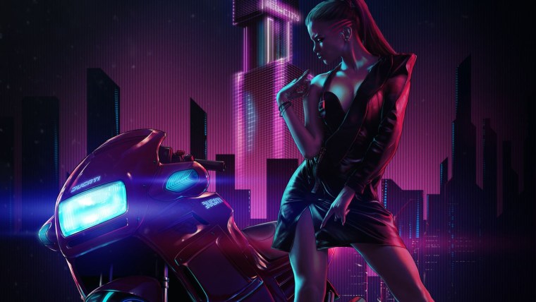 Фотосет в стиле киберпанк