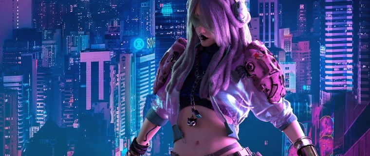 Рисунки в стиле киберпанк