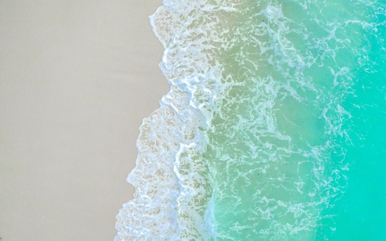 Море пена вид сверху