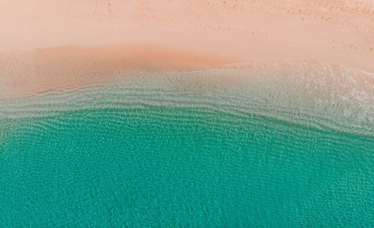 Бирюзовое море вид сверху