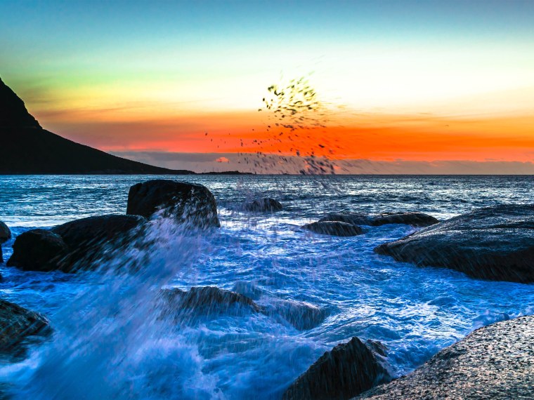 Розовый закат