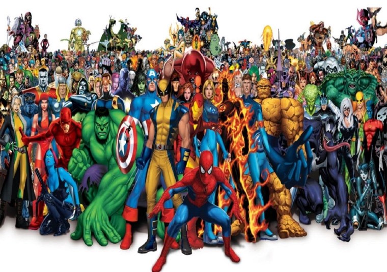 Главные персонажи Марвел