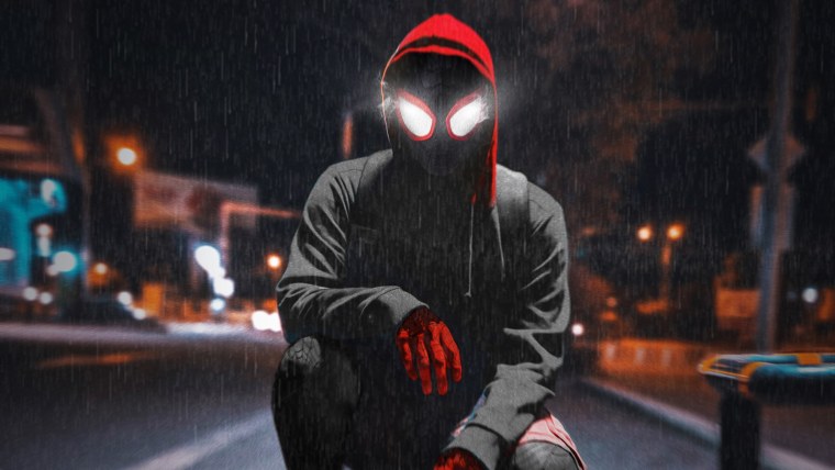 Spider man into the Spider Verse город