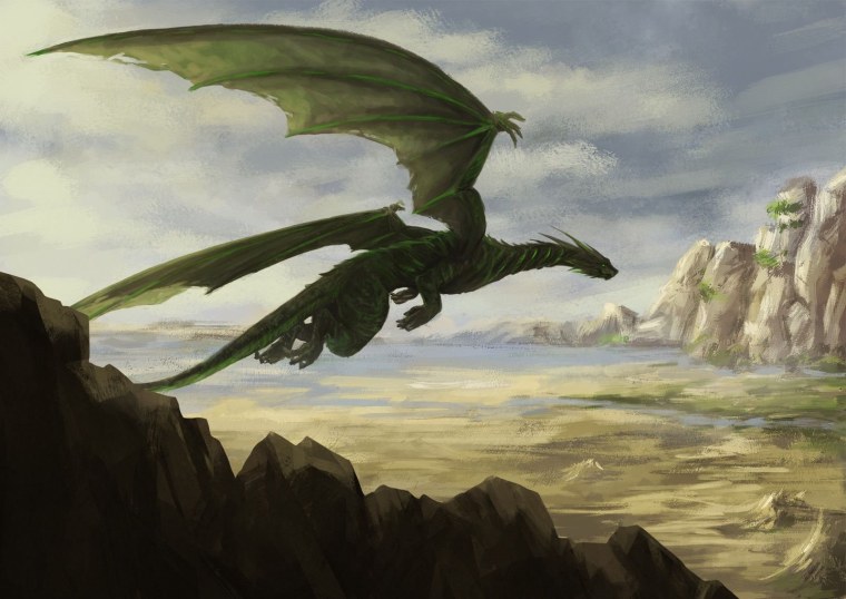 Валлийский зелёный дракон из Гарри Поттера