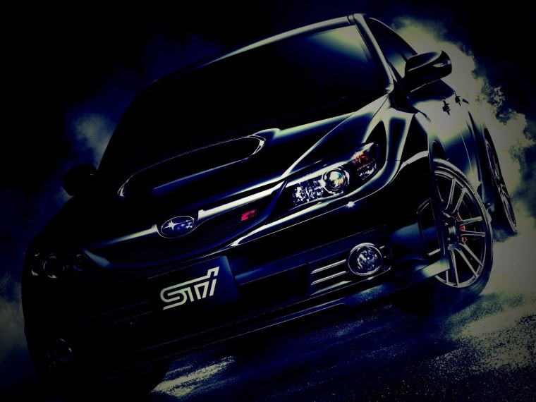 Субару Импреза неон