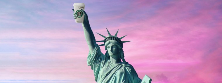 Старбакс статуя свободы