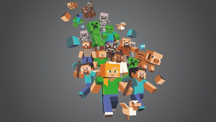 Фон с МАЙНКРАФТОМ