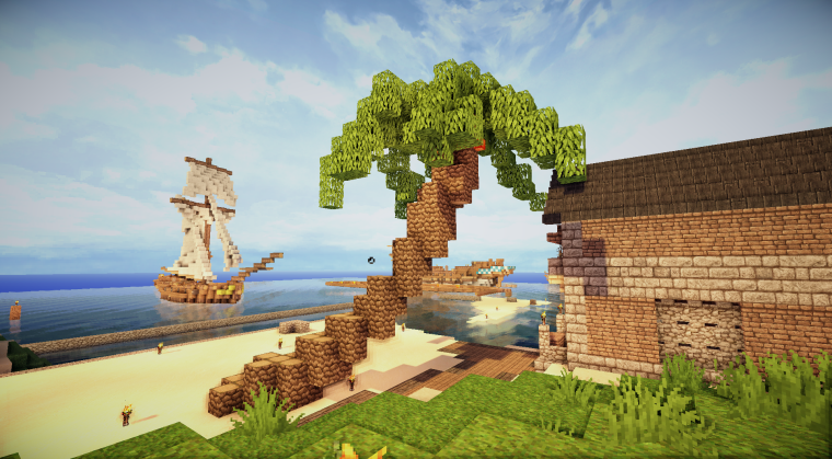 Фон для презентации майнкрафт