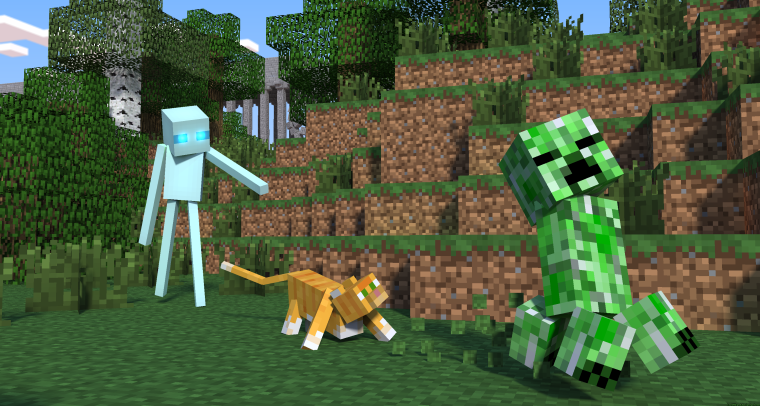 Обои на рабочий стол майнкрафт