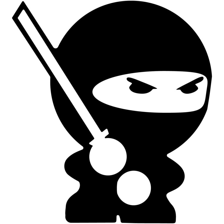 Ниндзя стикер