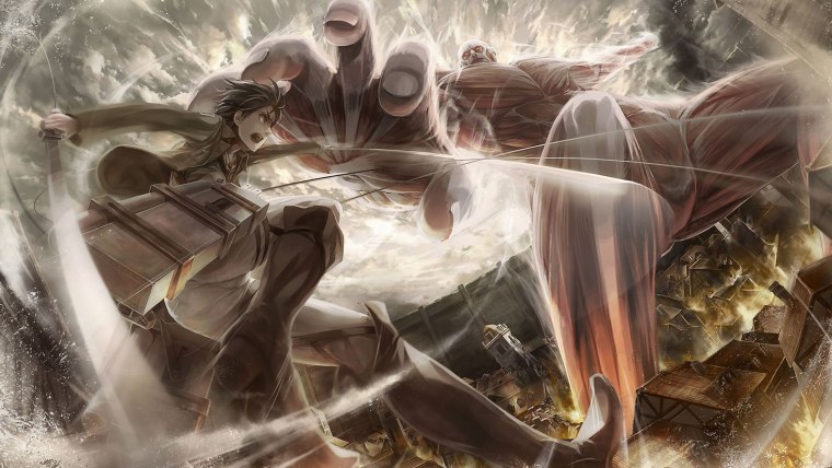 Атака титанов 4 Титаны